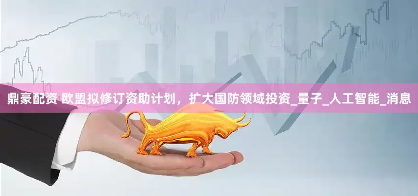 鼎豪配资 欧盟拟修订资助计划，扩大国防领域投资_量子_人工智能_消息