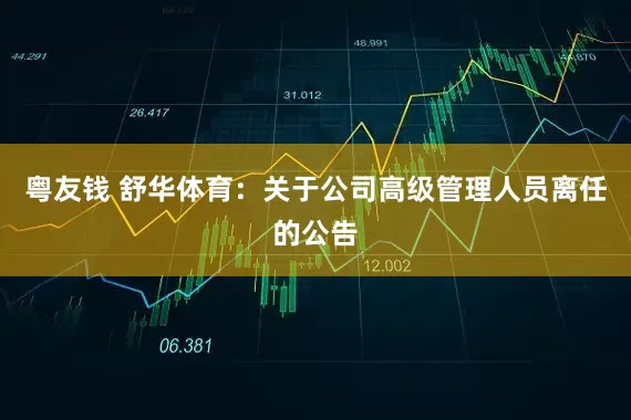 粤友钱 舒华体育：关于公司高级管理人员离任的公告
